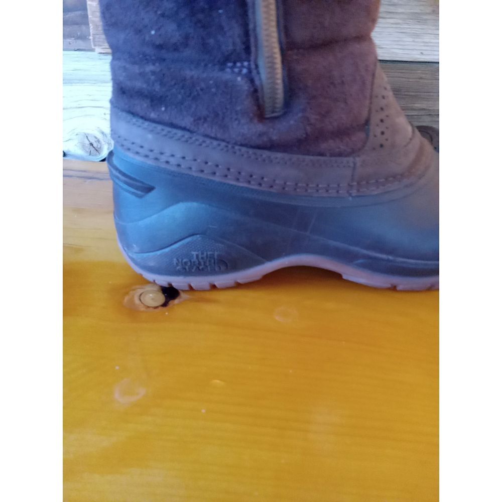Womens Northface icepick boots sz 7 faux fur shellista III pac boot - Picture 4 of 12